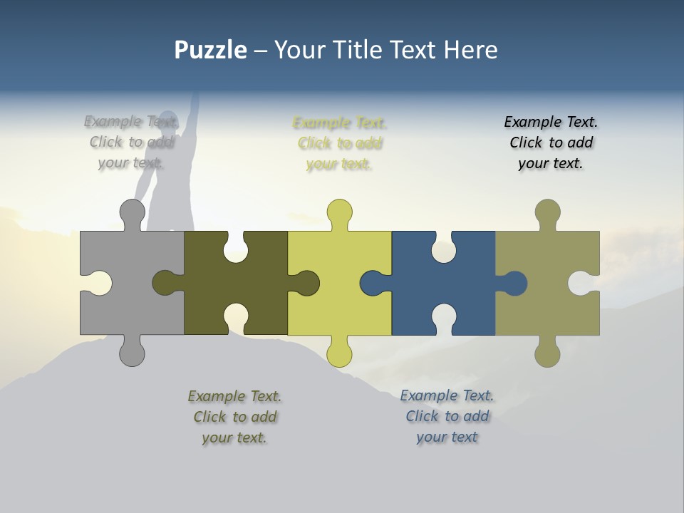 Nature High Blue PowerPoint Template