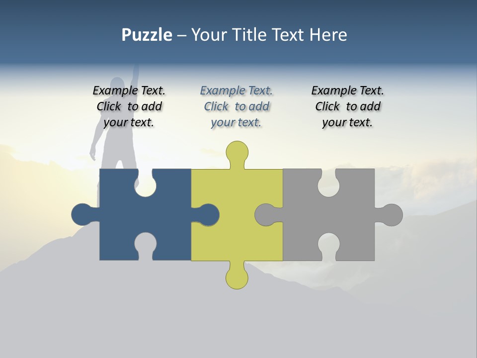 Nature High Blue PowerPoint Template