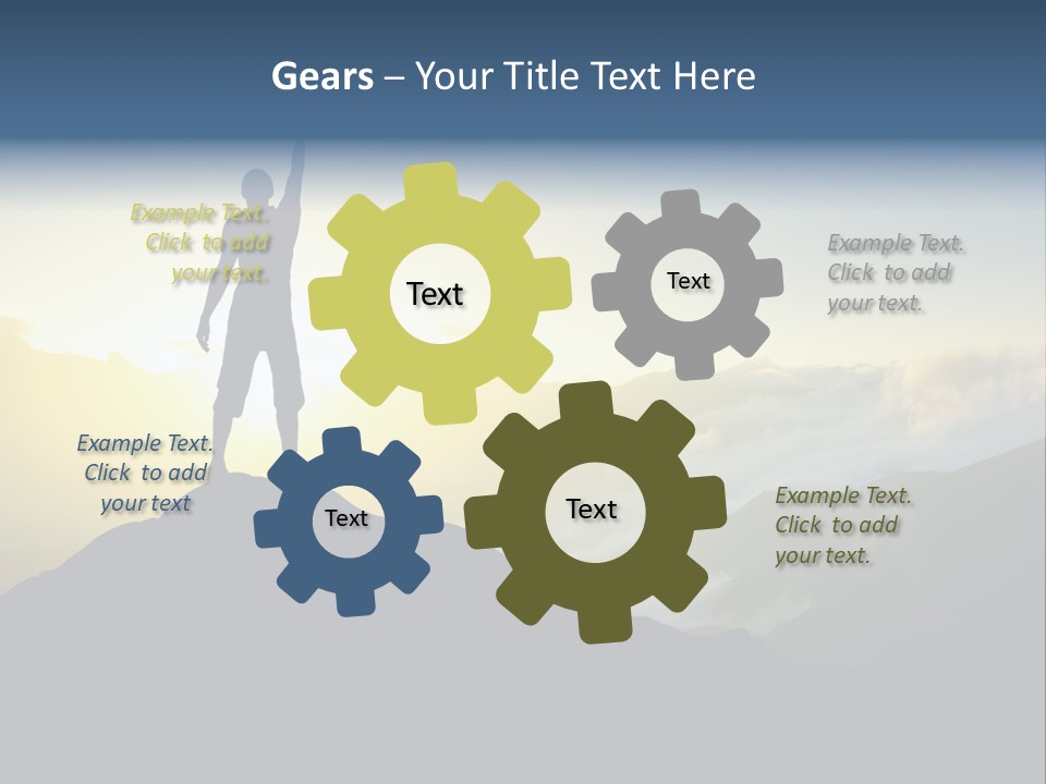 Nature High Blue PowerPoint Template