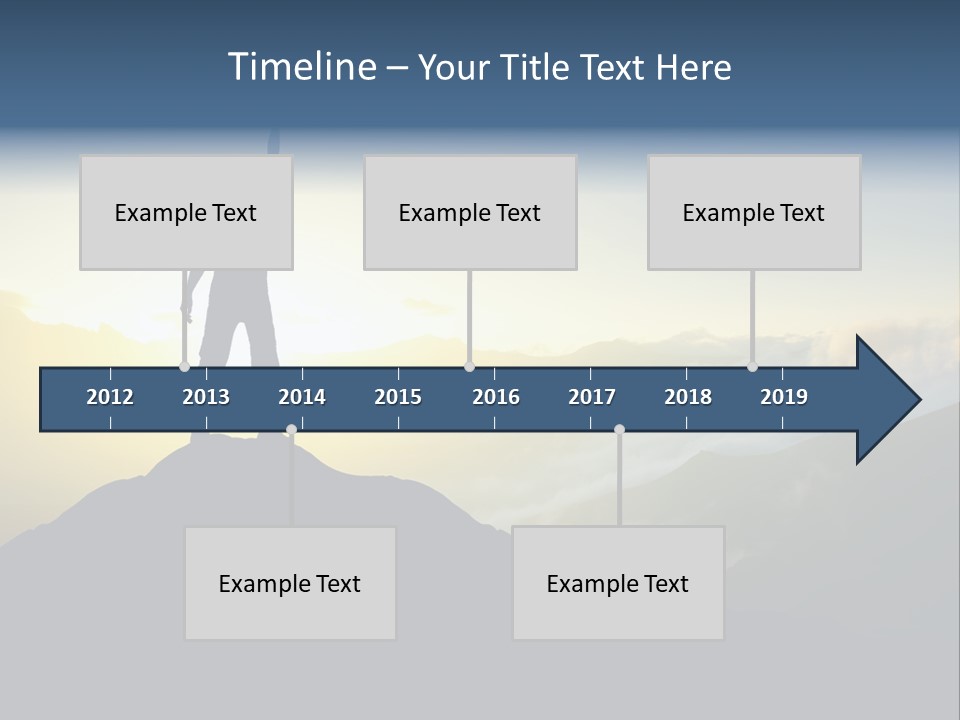 Nature High Blue PowerPoint Template