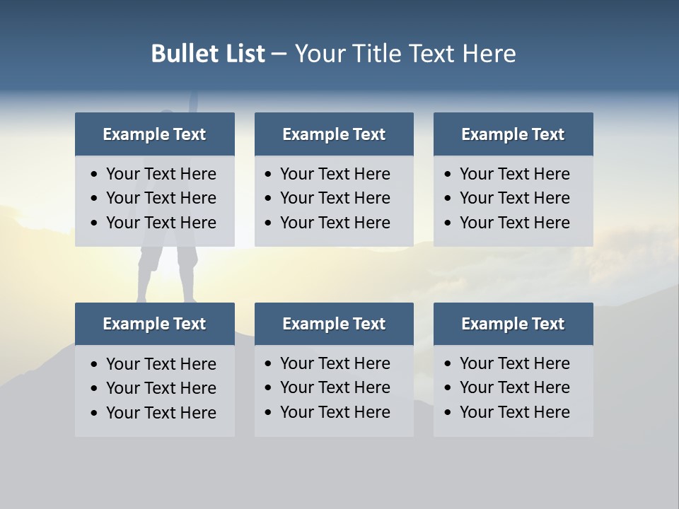 Nature High Blue PowerPoint Template