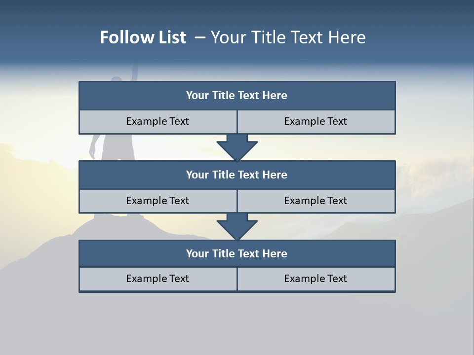 Nature High Blue PowerPoint Template