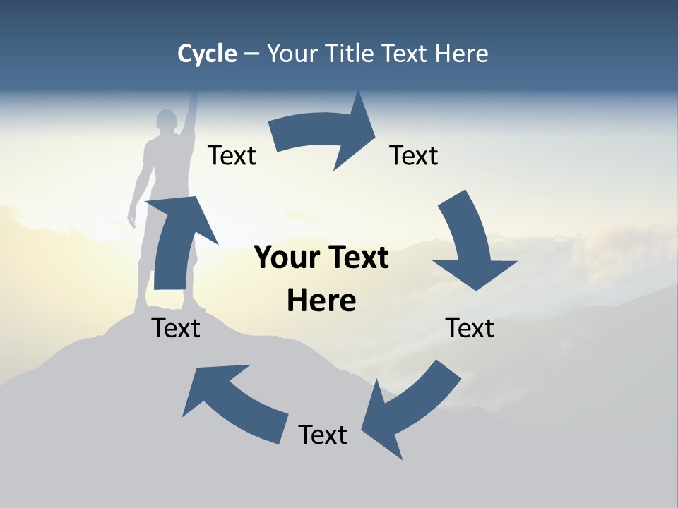 Nature High Blue PowerPoint Template