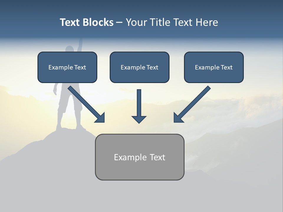 Nature High Blue PowerPoint Template