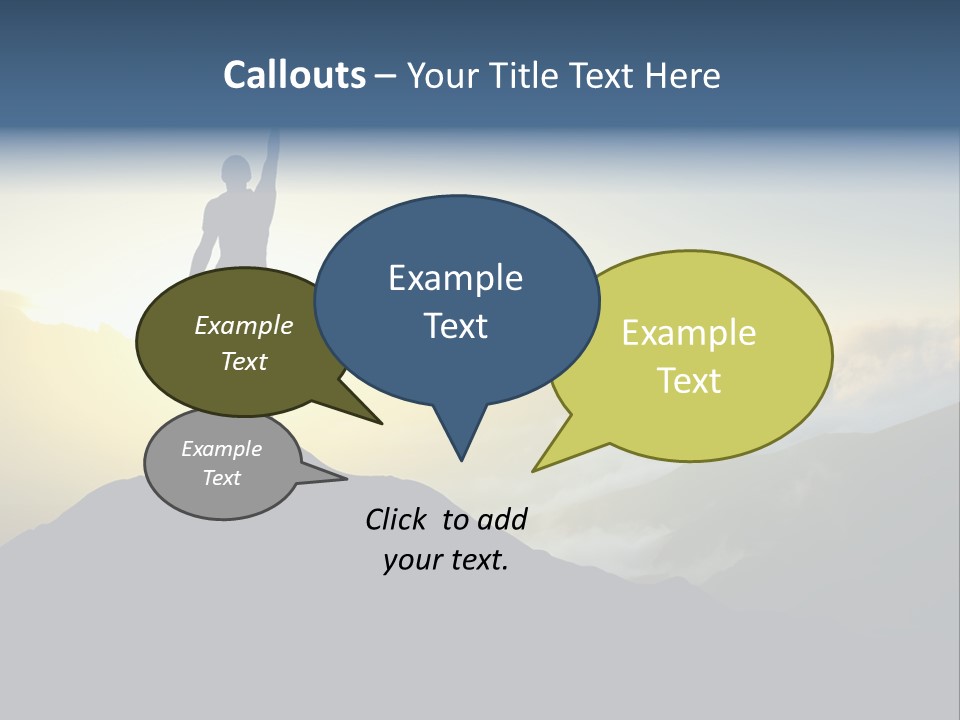 Nature High Blue PowerPoint Template