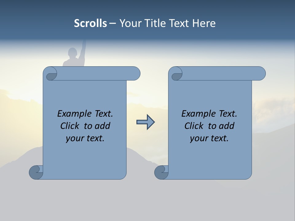 Nature High Blue PowerPoint Template