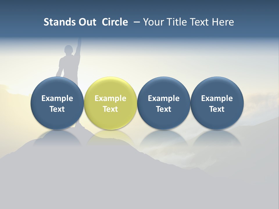 Nature High Blue PowerPoint Template