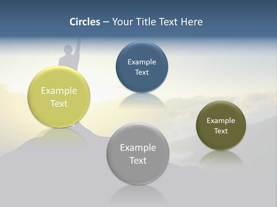 Nature High Blue PowerPoint Template