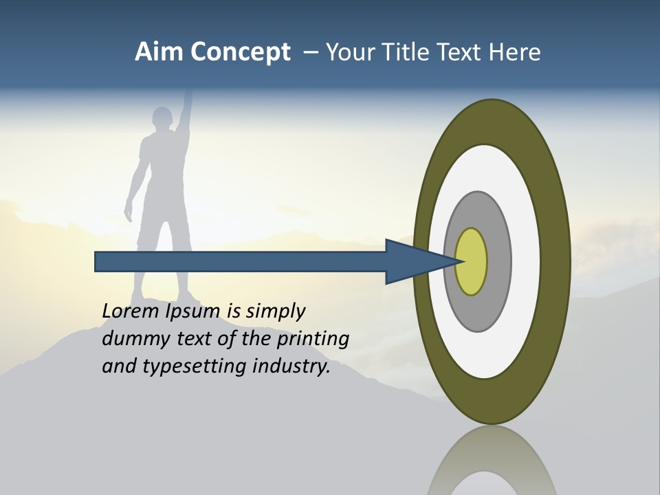 Nature High Blue PowerPoint Template