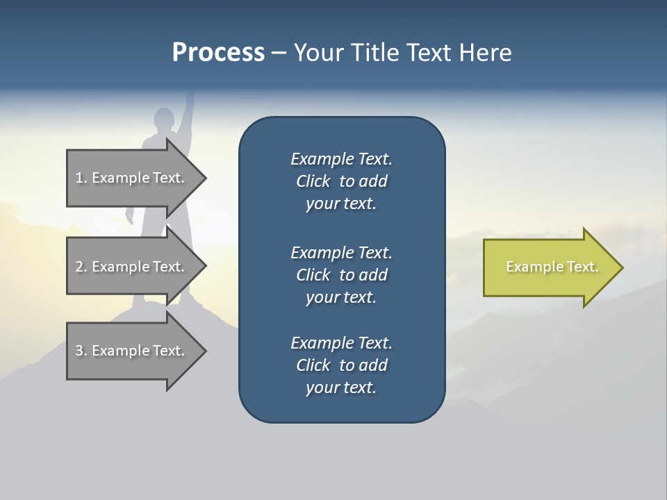 Nature High Blue PowerPoint Template