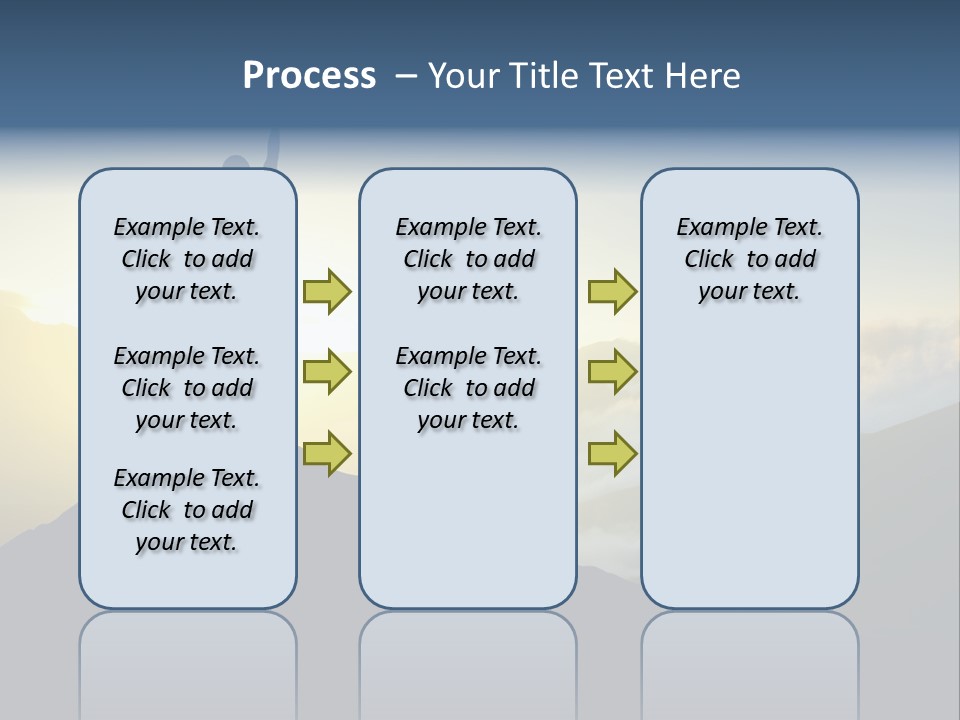 Nature High Blue PowerPoint Template