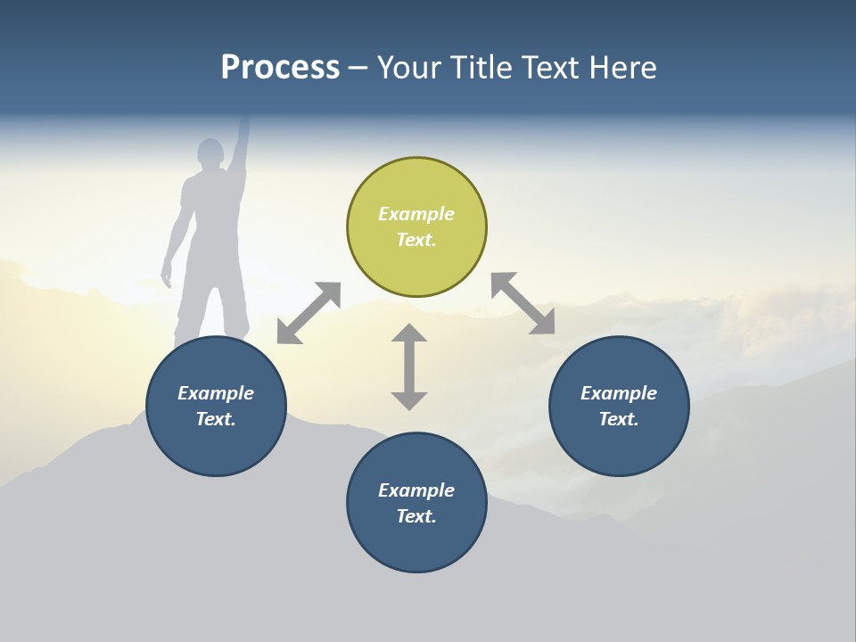 Nature High Blue PowerPoint Template