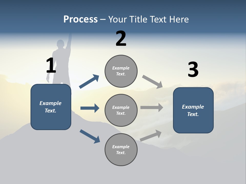 Nature High Blue PowerPoint Template