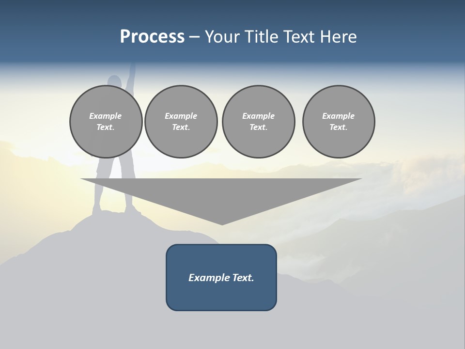Nature High Blue PowerPoint Template