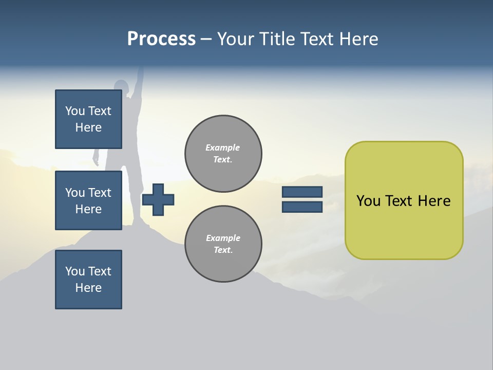 Nature High Blue PowerPoint Template