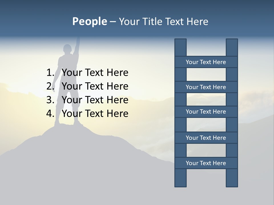 Nature High Blue PowerPoint Template