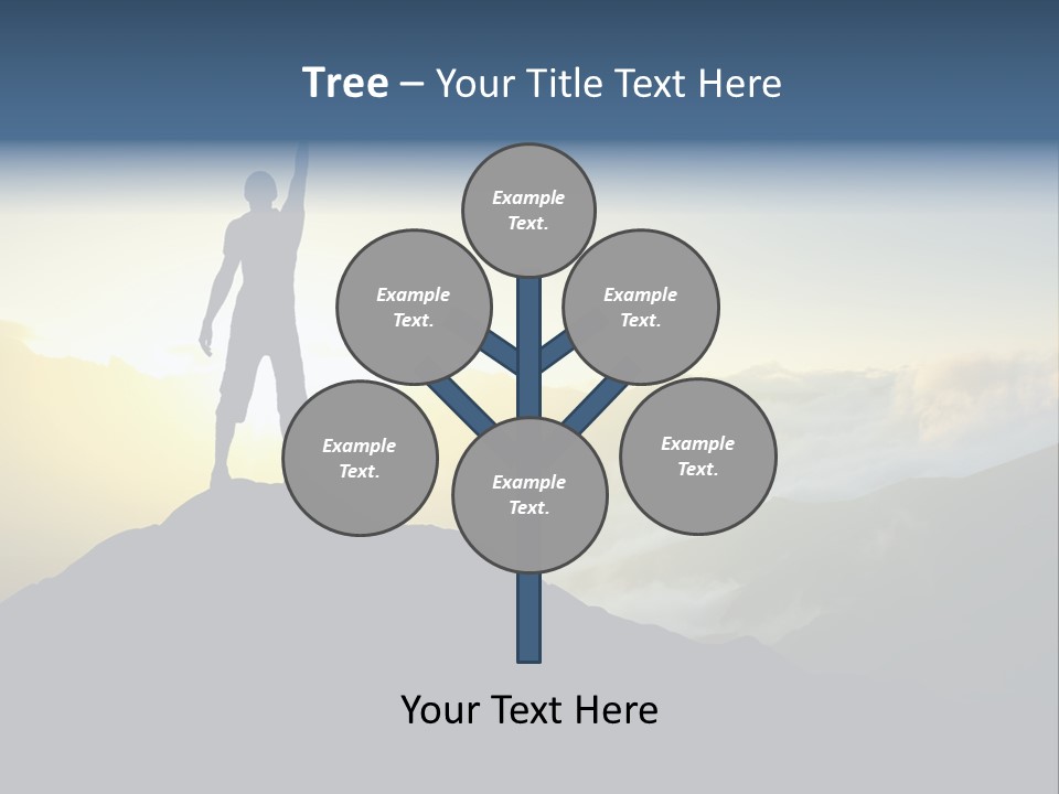 Nature High Blue PowerPoint Template