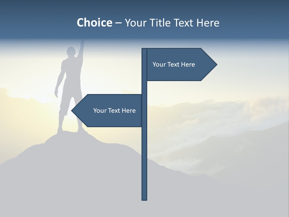 Nature High Blue PowerPoint Template