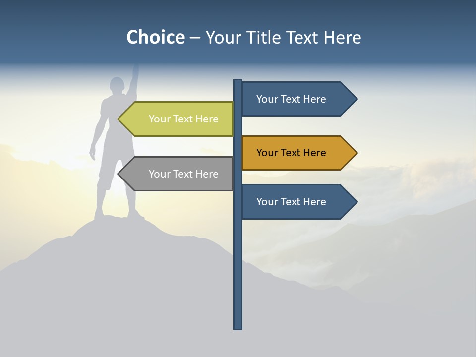 Nature High Blue PowerPoint Template