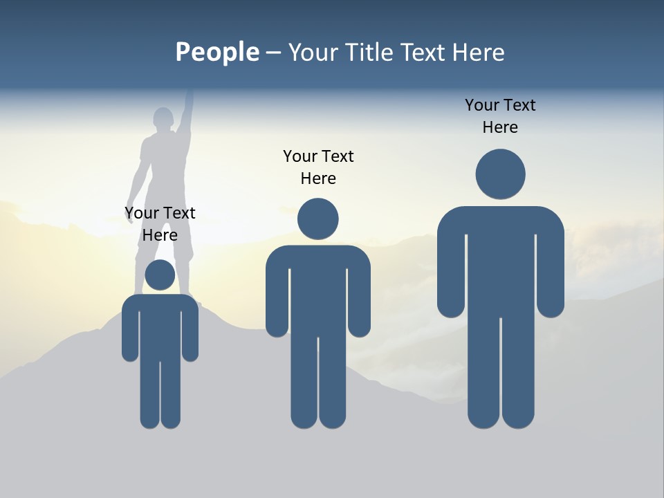 Nature High Blue PowerPoint Template