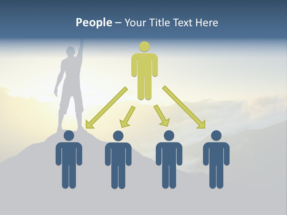 Nature High Blue PowerPoint Template