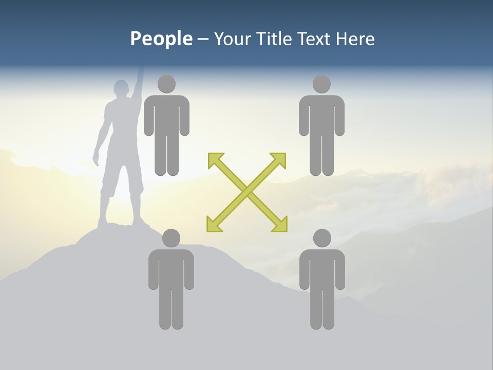 Nature High Blue PowerPoint Template