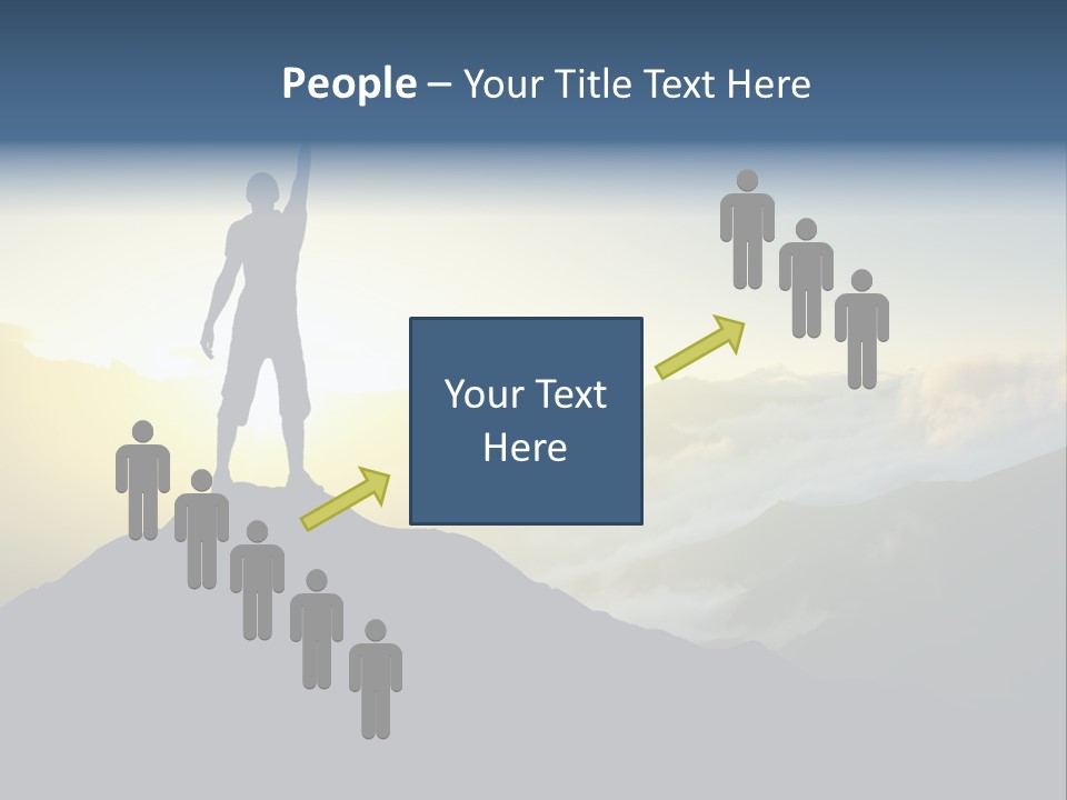 Nature High Blue PowerPoint Template