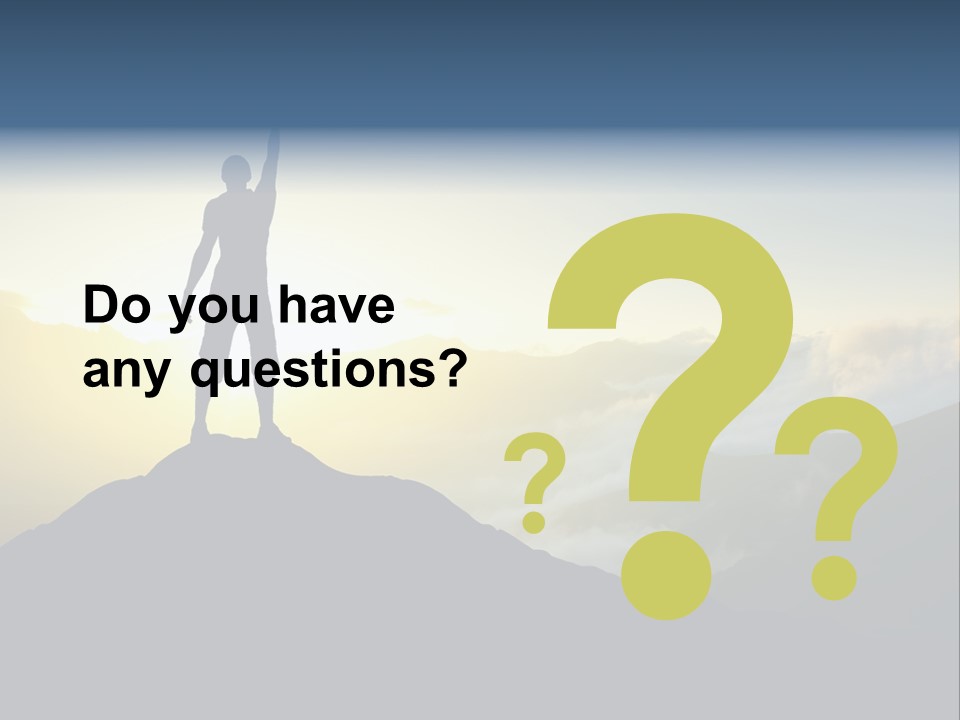 Nature High Blue PowerPoint Template