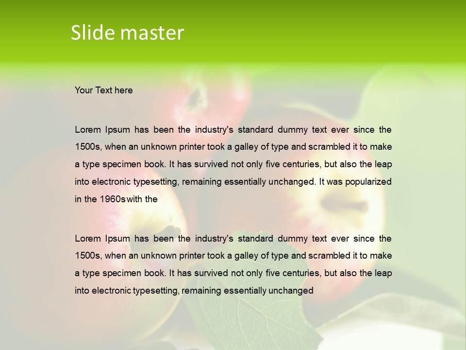 Delicious Food Plant PowerPoint Template