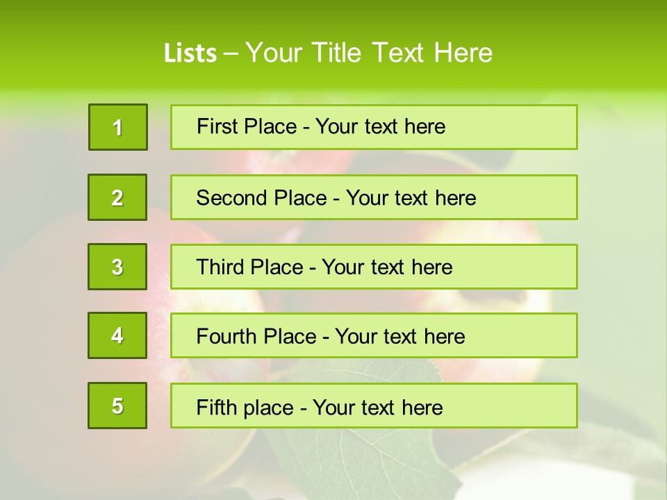 Delicious Food Plant PowerPoint Template