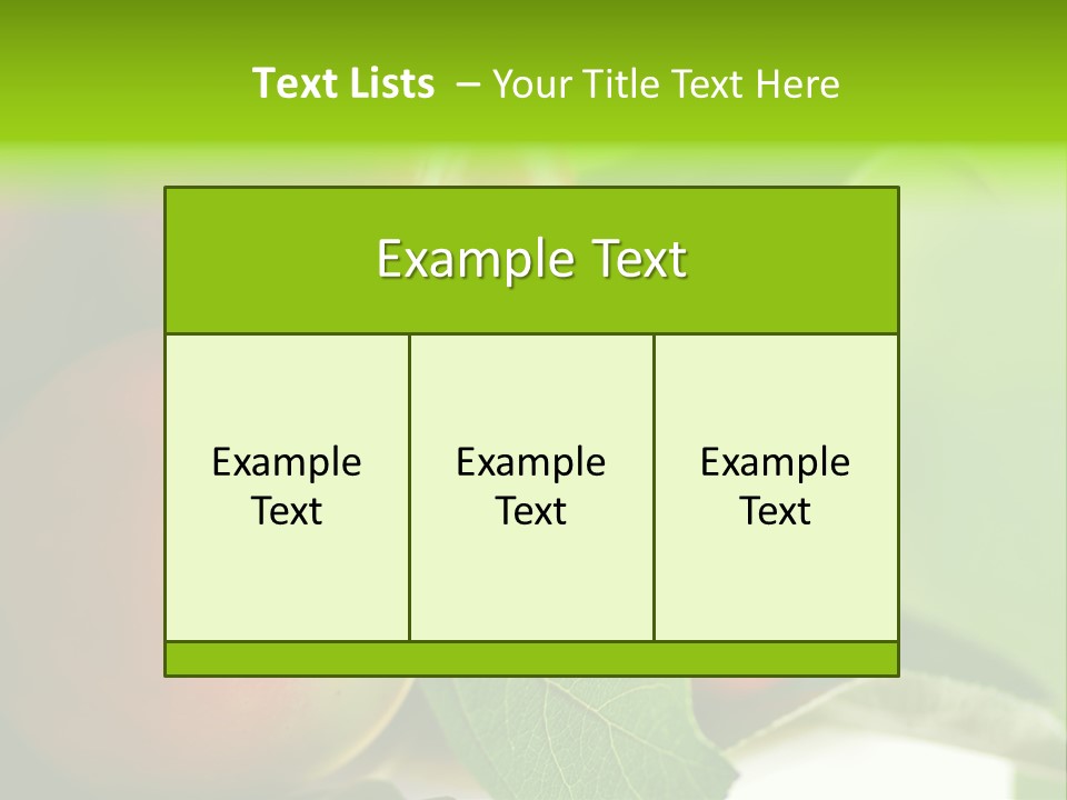 Delicious Food Plant PowerPoint Template