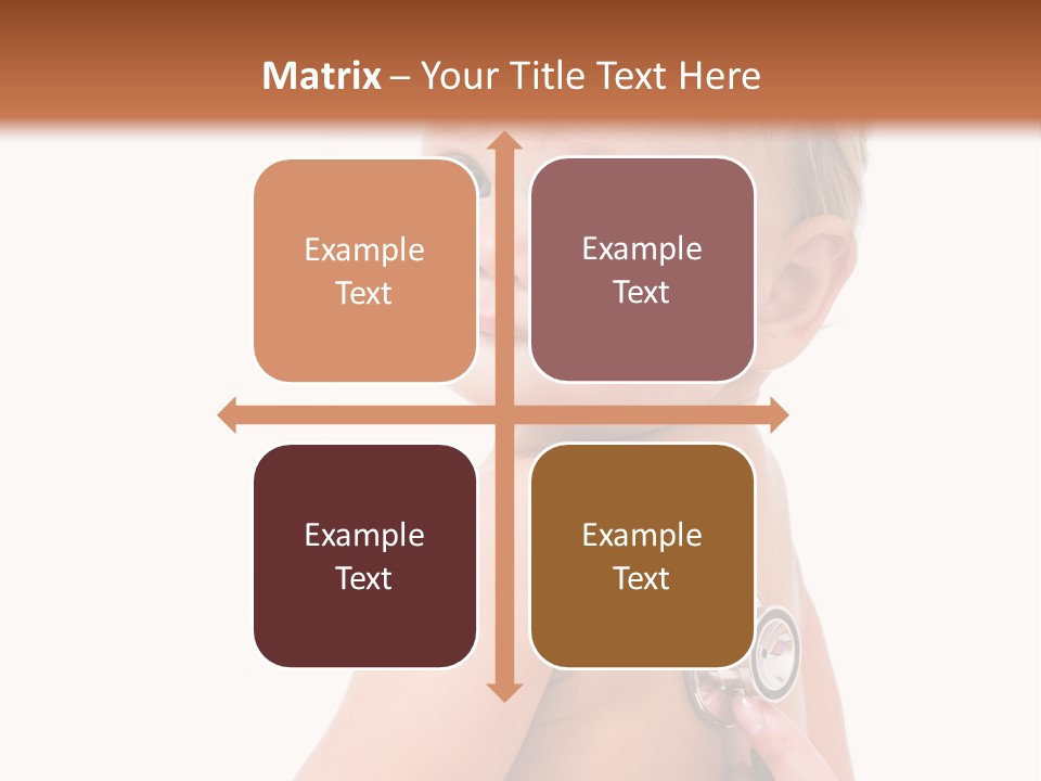 Occupation Hand Stethoscope PowerPoint Template