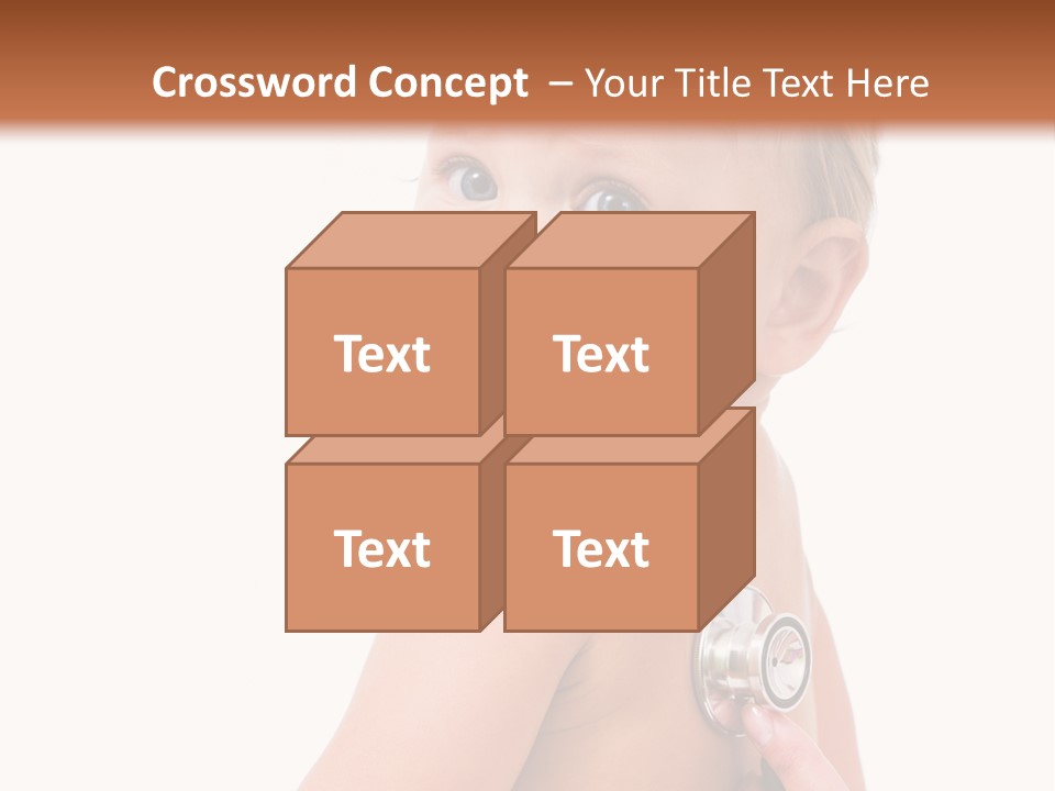 Occupation Hand Stethoscope PowerPoint Template