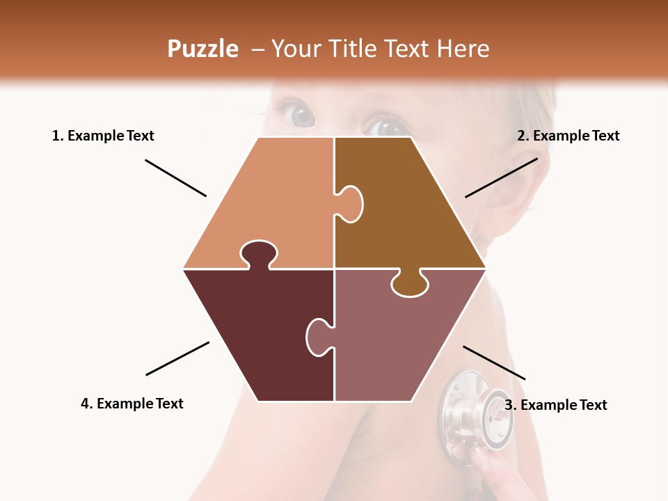Occupation Hand Stethoscope PowerPoint Template