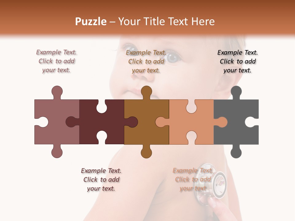 Occupation Hand Stethoscope PowerPoint Template