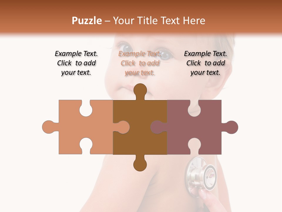 Occupation Hand Stethoscope PowerPoint Template