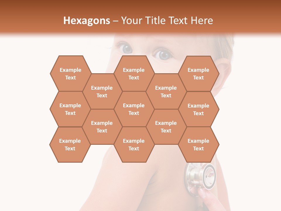 Occupation Hand Stethoscope PowerPoint Template