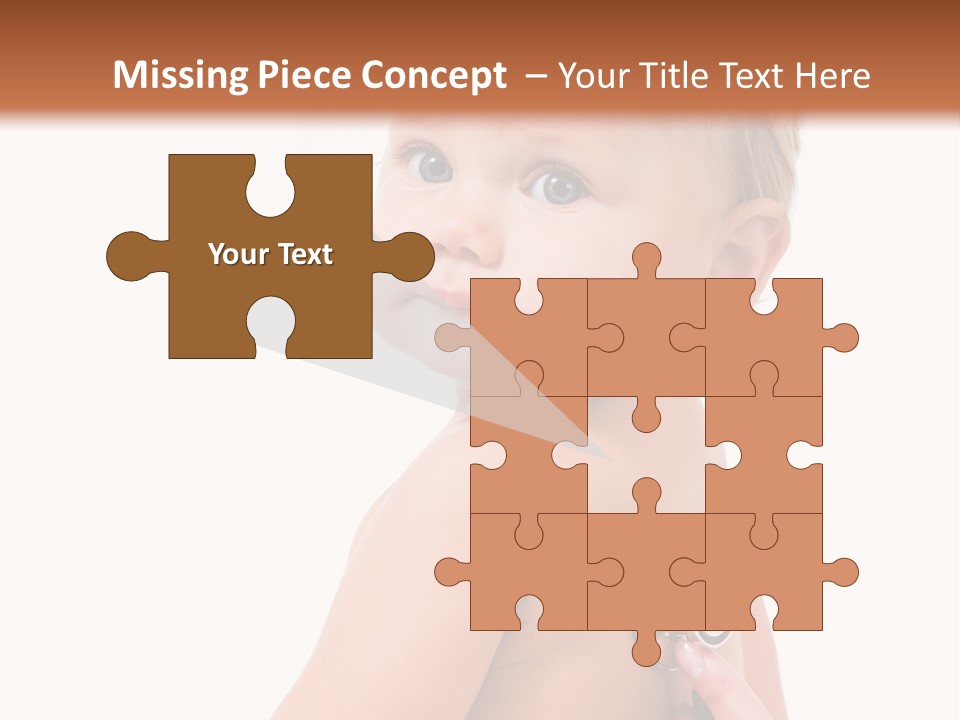 Occupation Hand Stethoscope PowerPoint Template