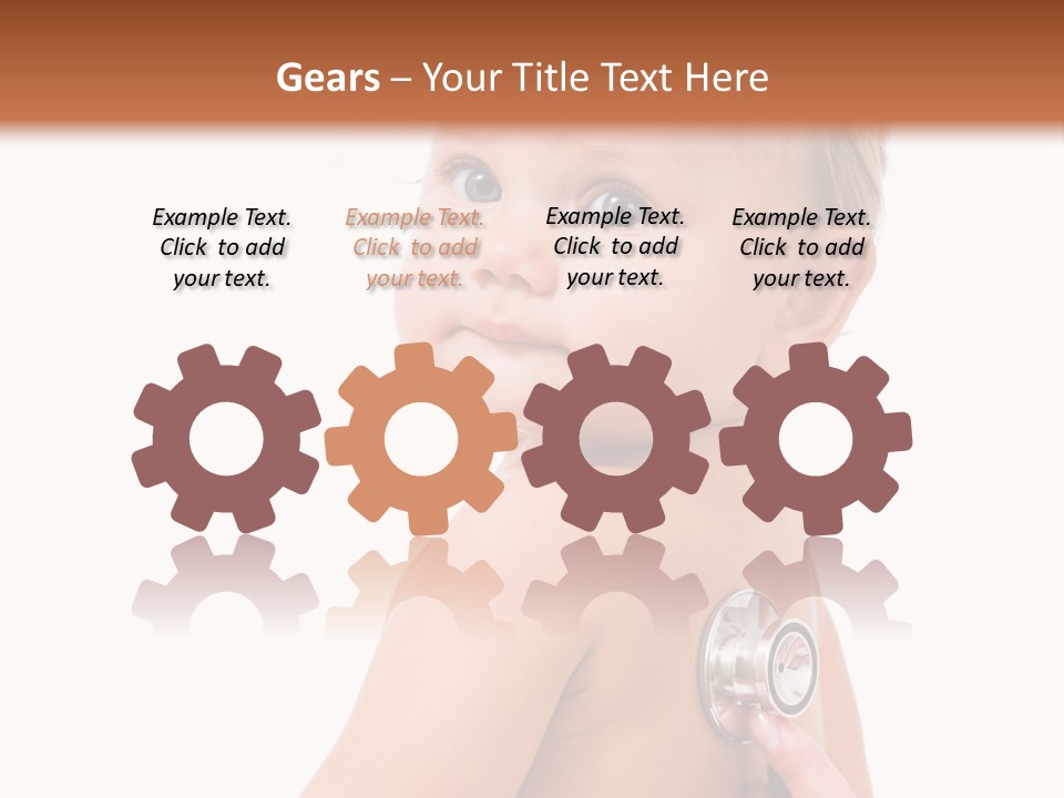 Occupation Hand Stethoscope PowerPoint Template