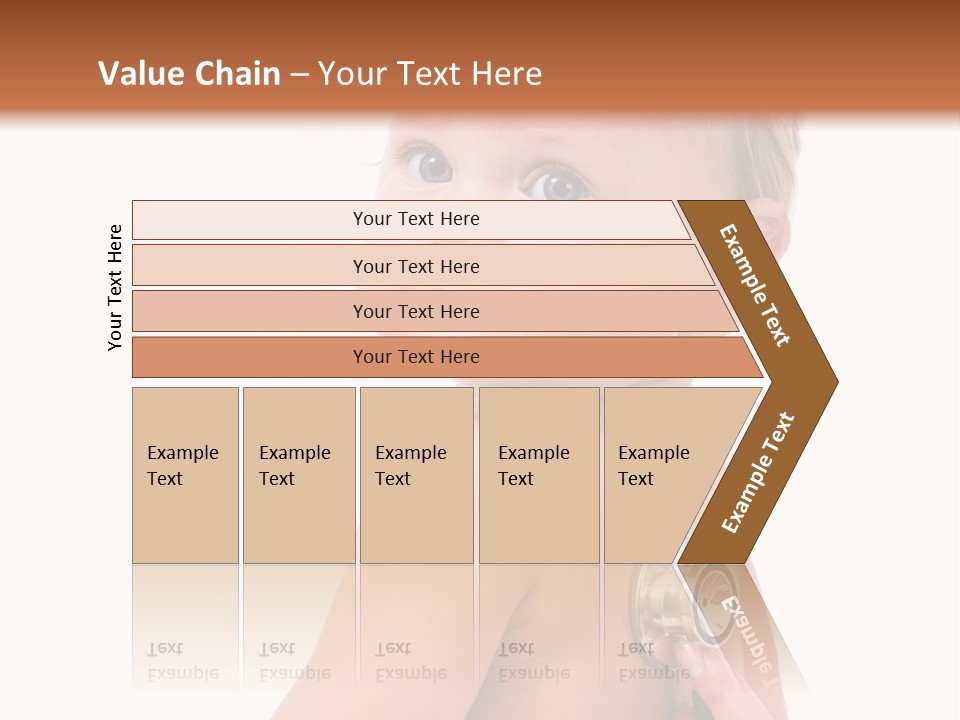 Occupation Hand Stethoscope PowerPoint Template