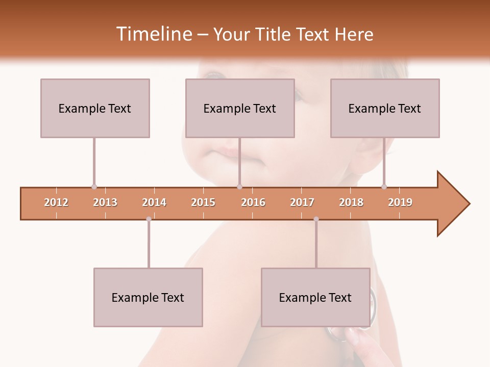 Occupation Hand Stethoscope PowerPoint Template