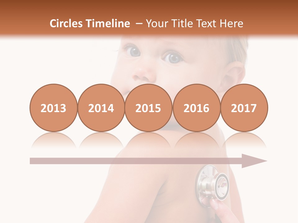 Occupation Hand Stethoscope PowerPoint Template