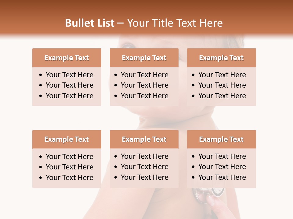 Occupation Hand Stethoscope PowerPoint Template