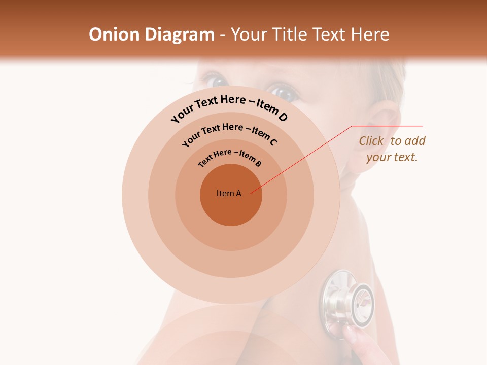 Occupation Hand Stethoscope PowerPoint Template