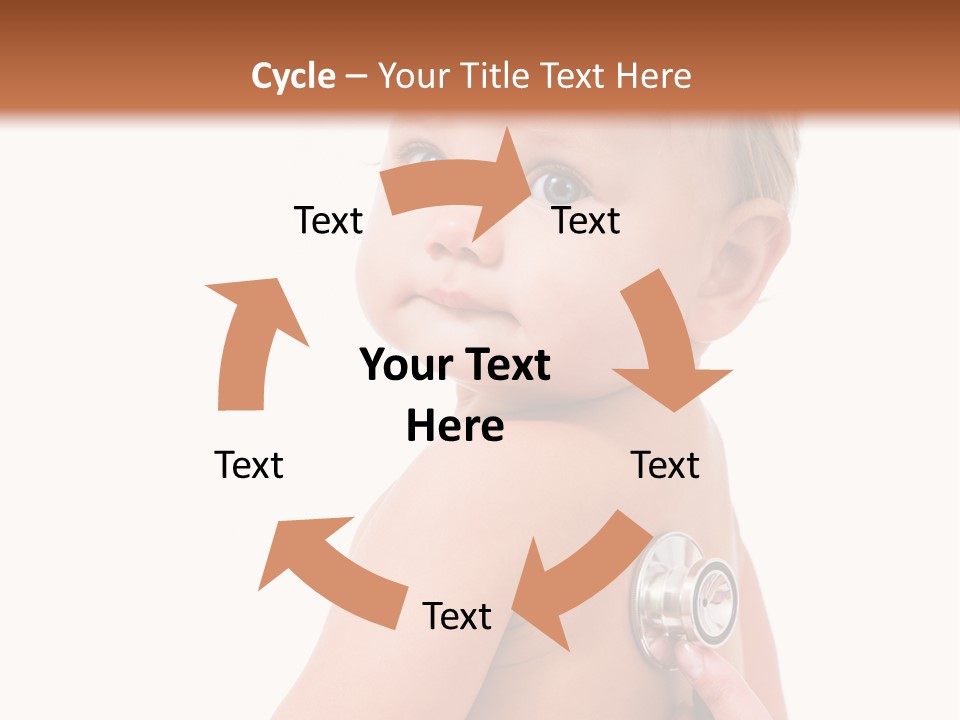 Occupation Hand Stethoscope PowerPoint Template
