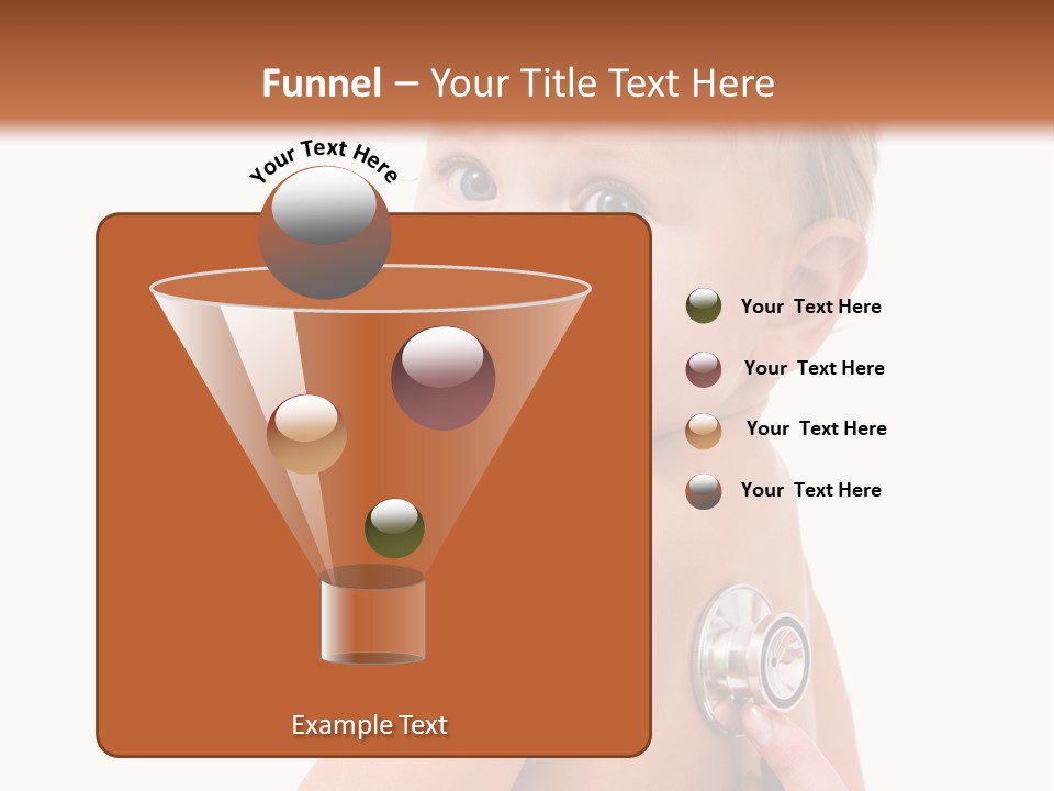 Occupation Hand Stethoscope PowerPoint Template