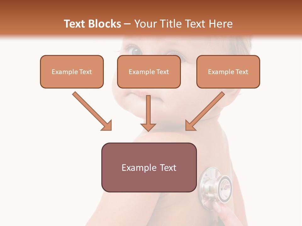 Occupation Hand Stethoscope PowerPoint Template