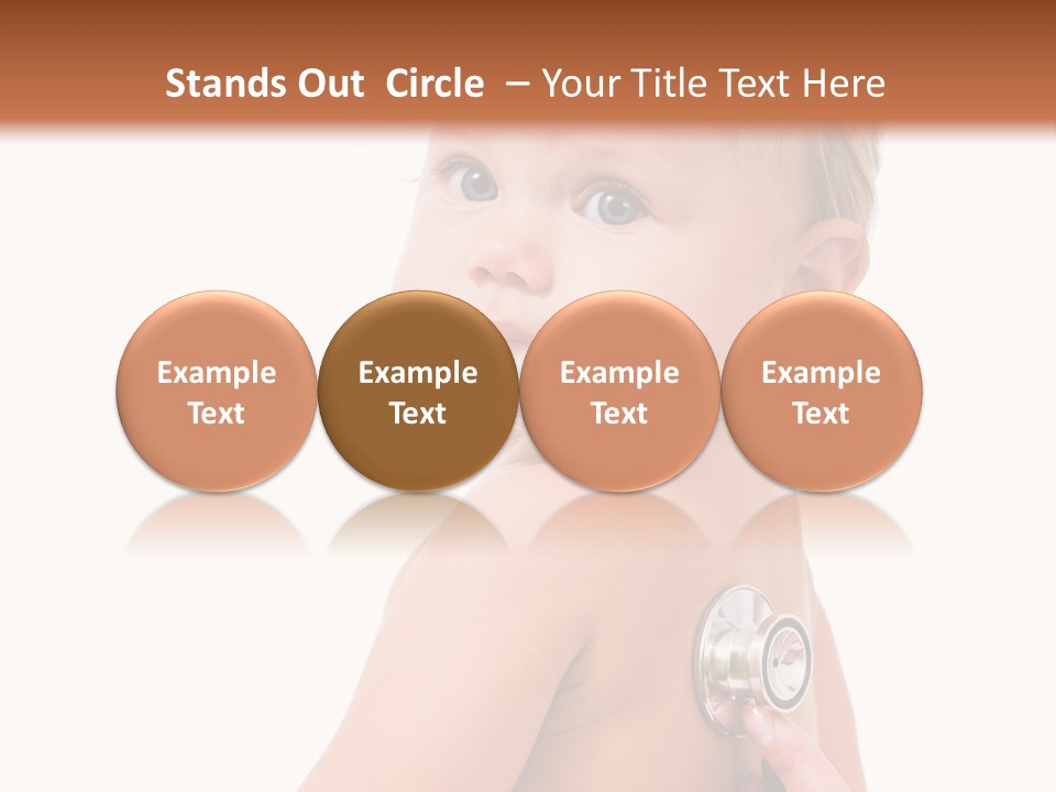 Occupation Hand Stethoscope PowerPoint Template