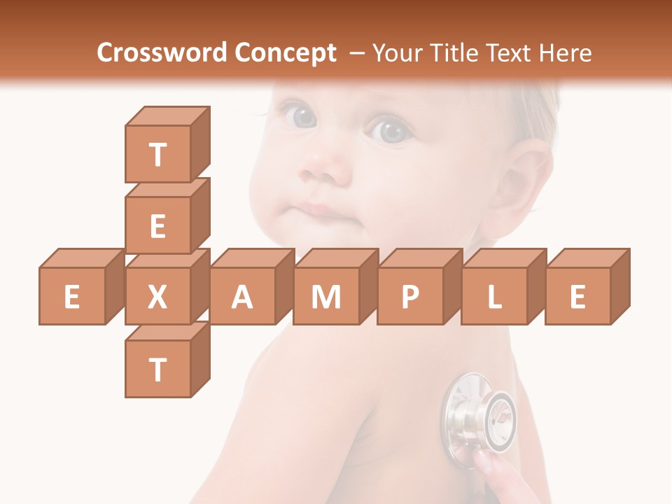 Occupation Hand Stethoscope PowerPoint Template