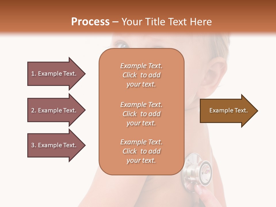 Occupation Hand Stethoscope PowerPoint Template